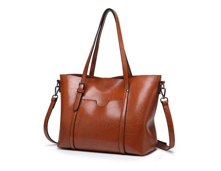Nyomi Tote Bag Woman – Large Elegant and Functional Leather Work Bag