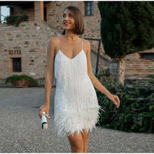 Samantha Cocktail Dress Woman – Fitted Sequin Dress with Elegant Cut for Festive Occasions
