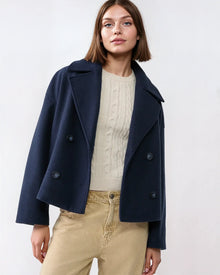 Vanessa Women's Jacket – Elegant & Warm Short Double-Breasted Wool Jacket for Winter