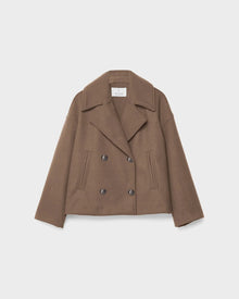 Vanessa Women's Jacket – Elegant & Warm Short Double-Breasted Wool Jacket for Winter