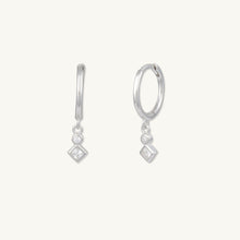 Sapphire Drop Huggie Earrings