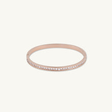 Sapphire Hinged Bangle Bracelet