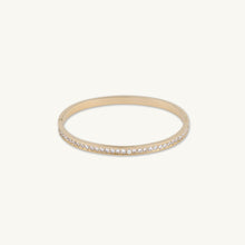 Sapphire Hinged Bangle Bracelet