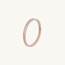 Sapphire Hinged Bangle Bracelet
