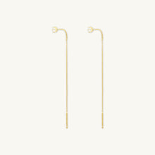 Sapphire Long Threader  Earrings