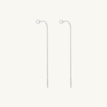 Sapphire Long Threader  Earrings