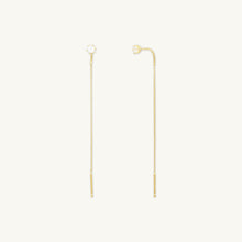 Sapphire Long Threader  Earrings