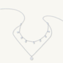 Sapphire Station Layered Necklace