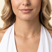 Satellite Sapphire Station Chain Necklace