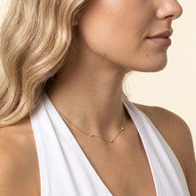 Satellite Sapphire Station Chain Necklace