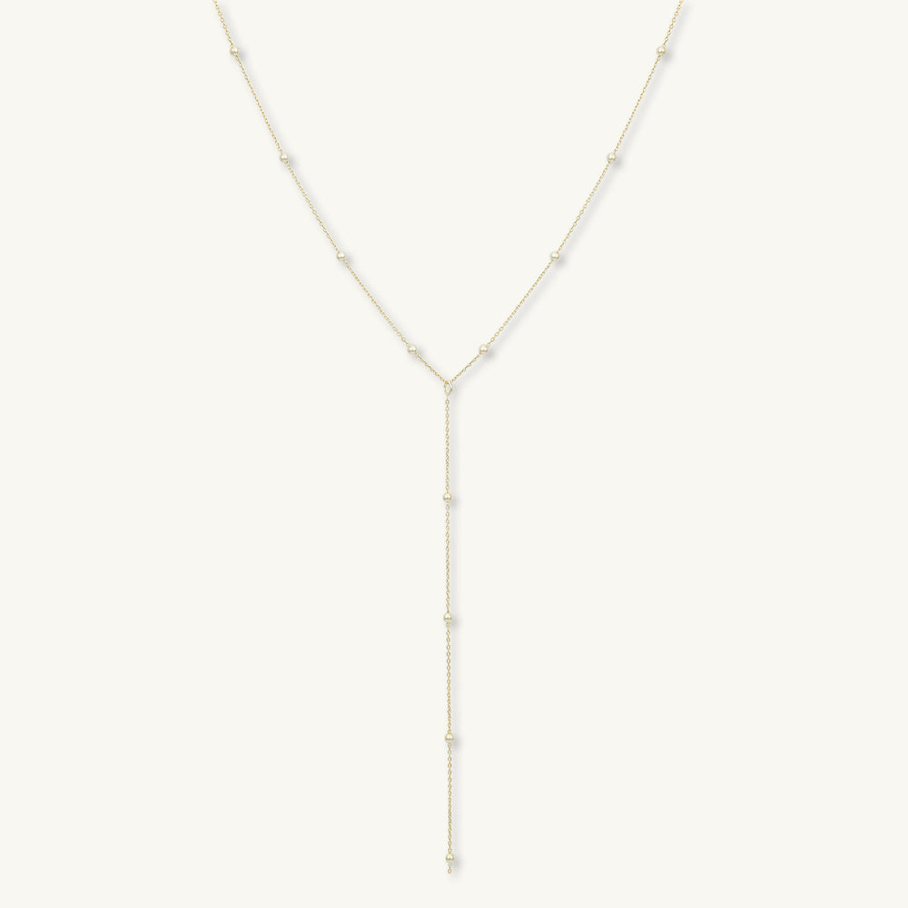 Satellite Drop Chain Y Necklace