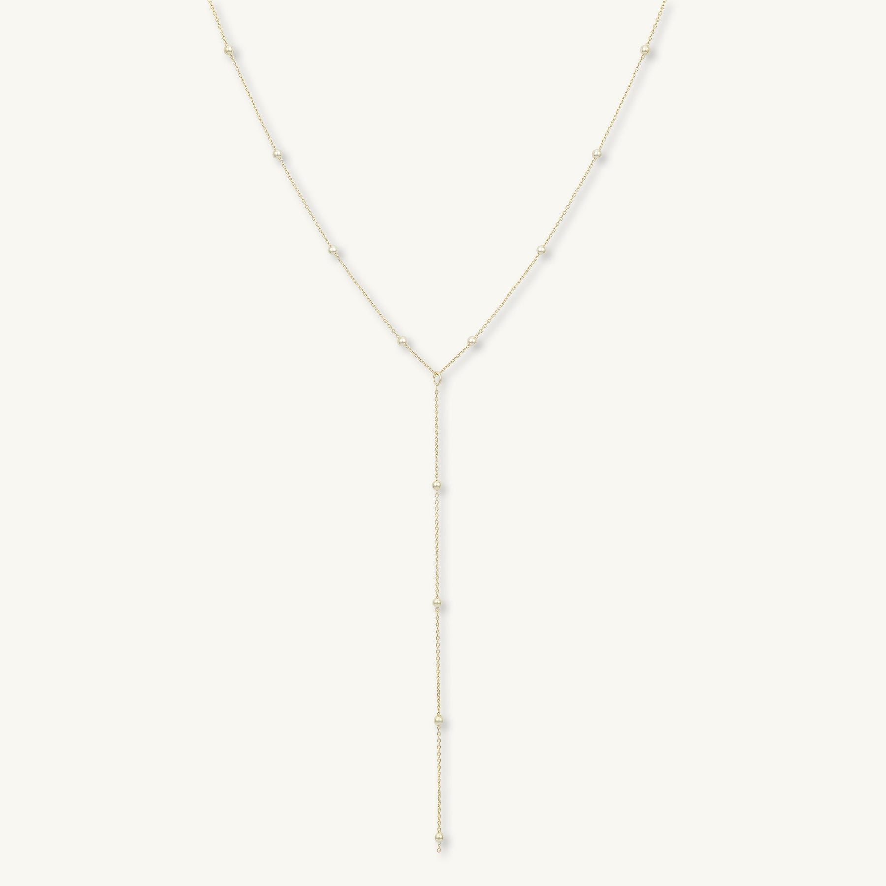 Satellite Drop Chain Y Necklace