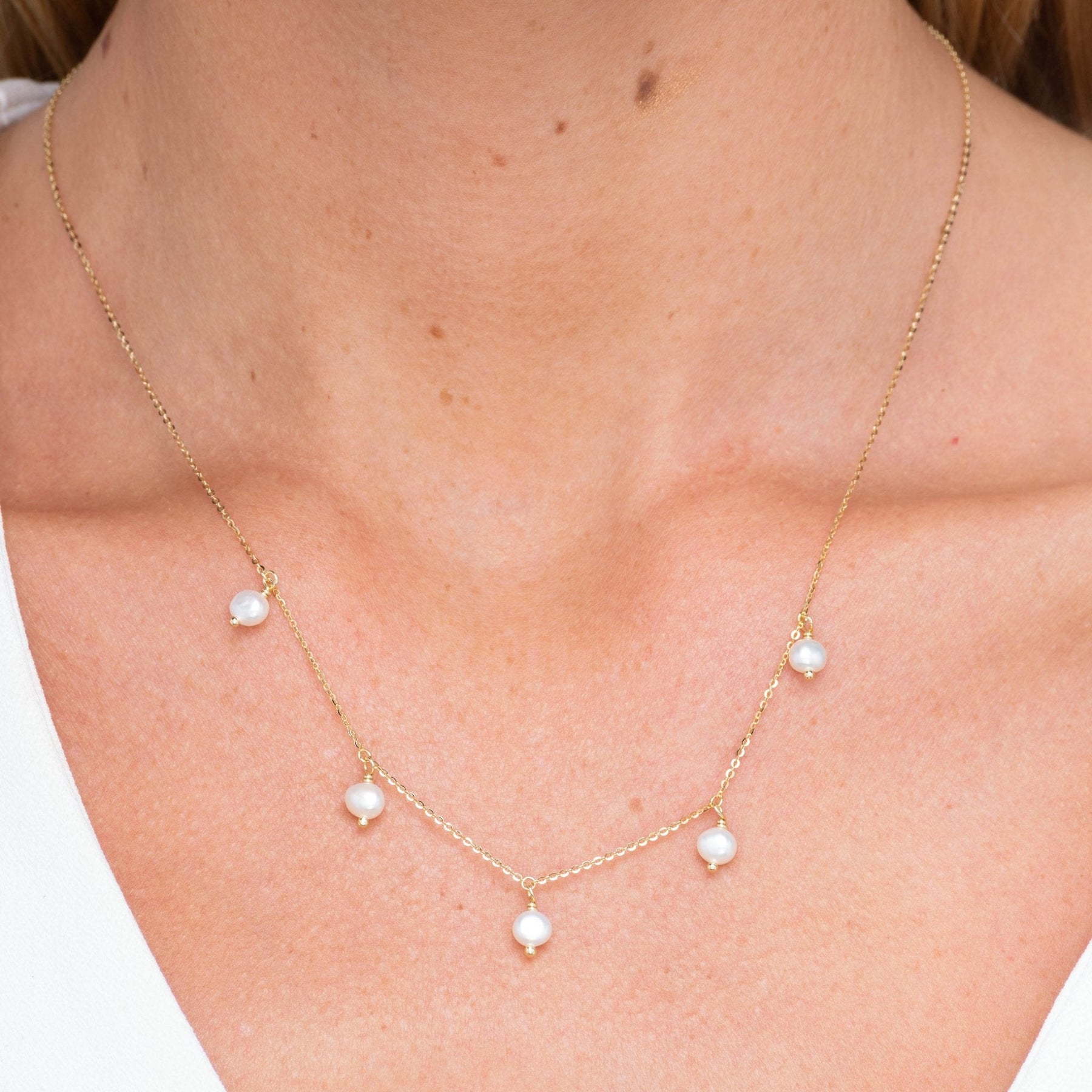 Satellite Freshwater Pearl Necklace