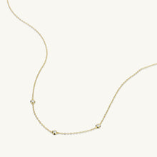 Satellite Sapphire Station Chain Necklace