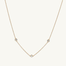 Satellite Sapphire Station Chain Necklace