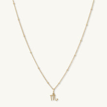 Scorpio Pendant Zodiac Star Sign Necklace