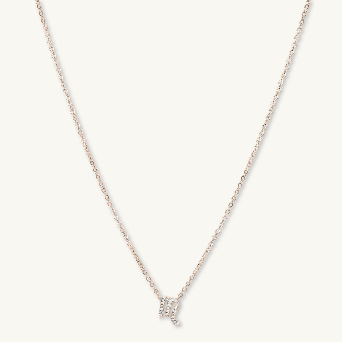 Scorpio Sapphire Charm Zodiac Star Sign Necklace