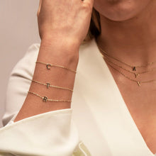 Script Letter Initial Bracelet