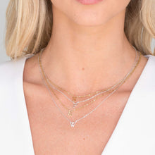 Script Letter Initial Necklace