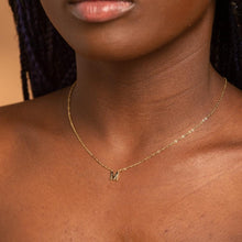 Script Letter Initial Necklace
