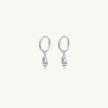 Shell Huggie Hoop Earrings