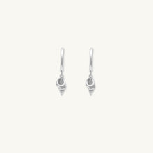 Shell Huggie Hoop Earrings