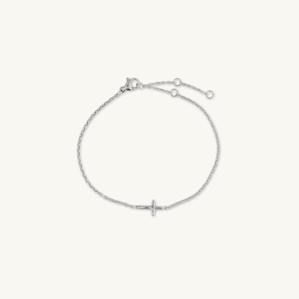 Sideways Cross Bracelet