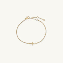 Sideways Cross Bracelet