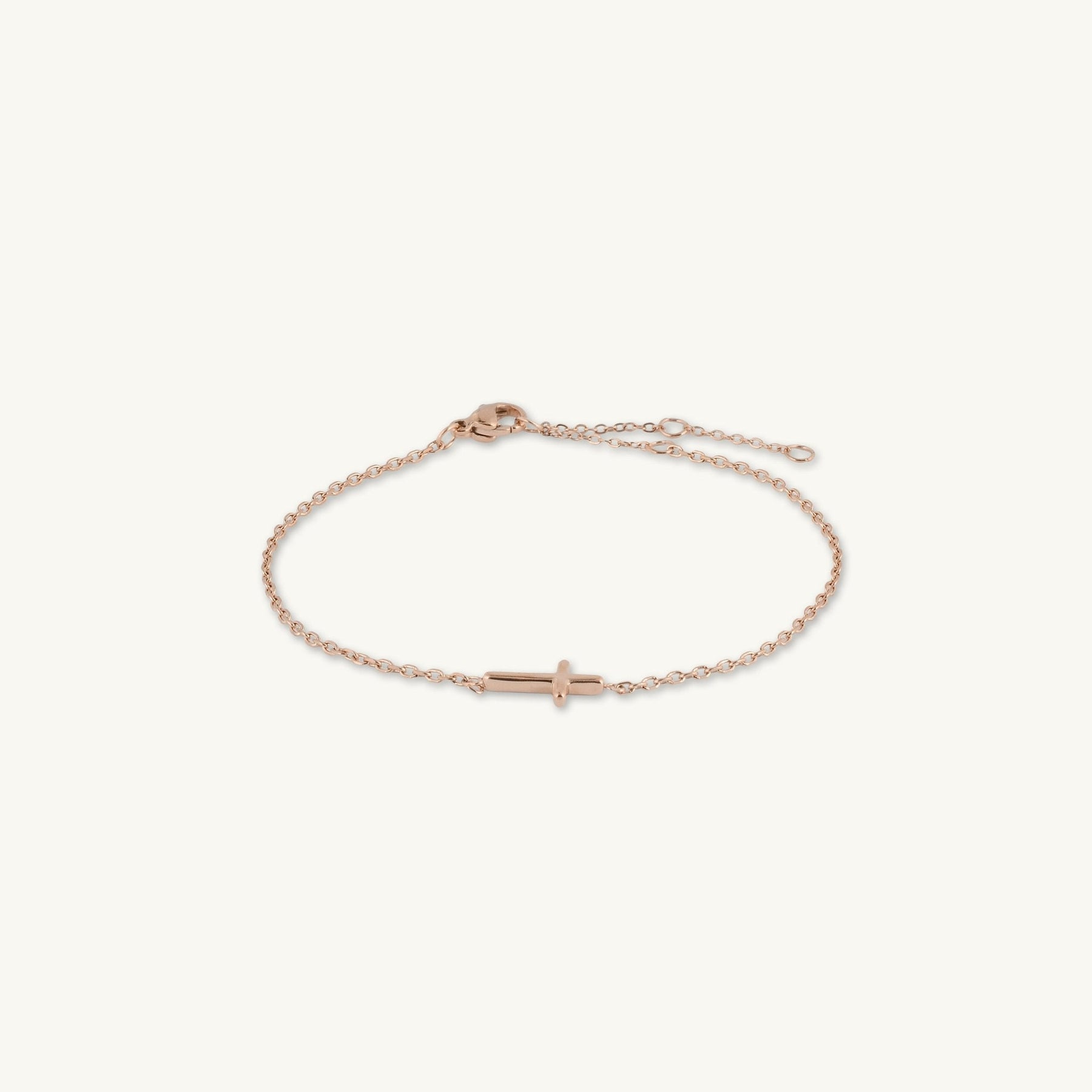 Sideways Cross Bracelet