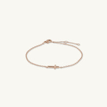 Sideways Cross Bracelet
