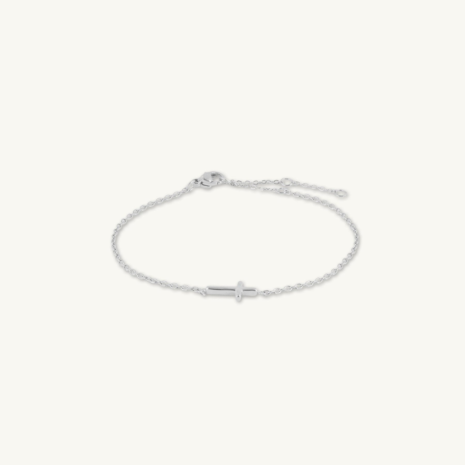 Sideways Cross Bracelet