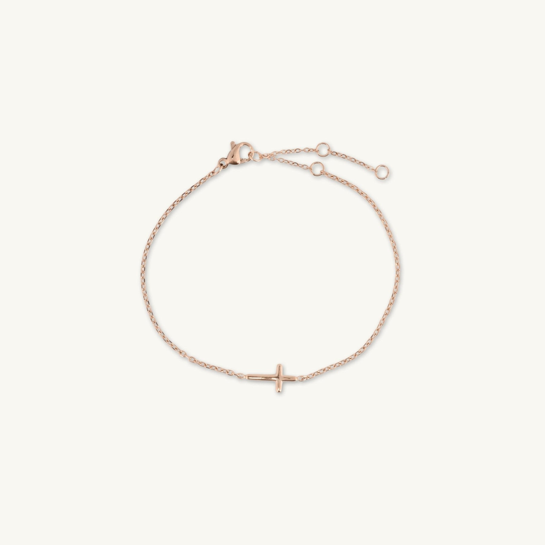 Sideways Cross Bracelet