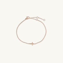 Sideways Cross Bracelet