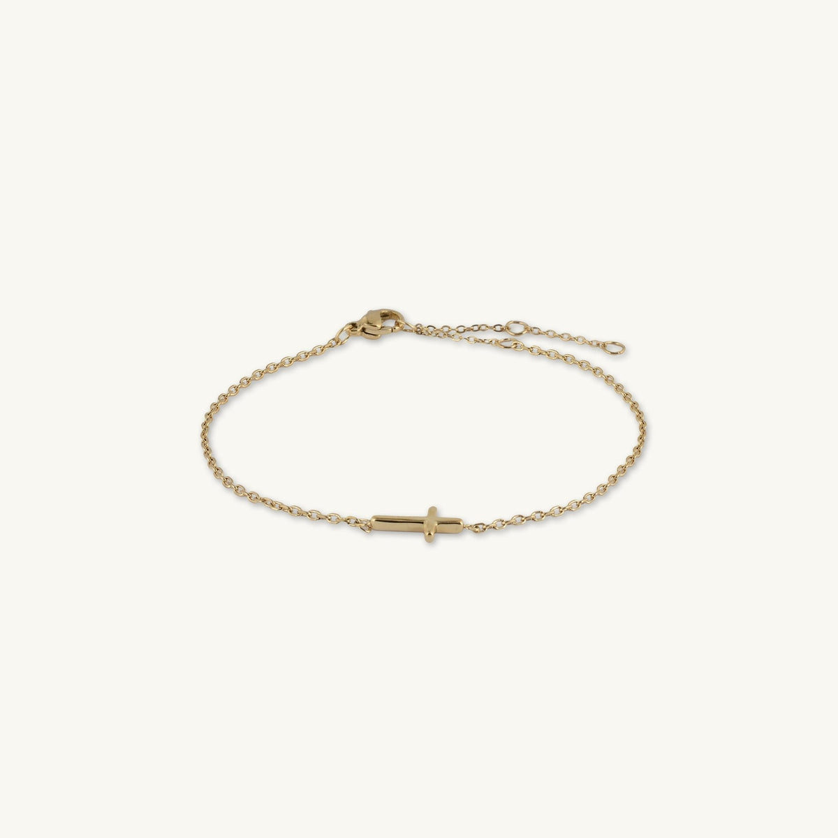 Sideways Cross Bracelet
