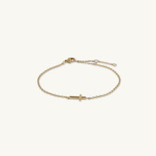Sideways Cross Bracelet