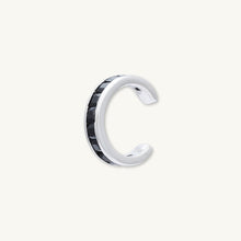 Single Black Sapphire Ear Cuff