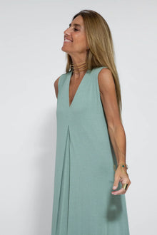 Ensemble Femme Ayania – Elegant Cotton Dress and Cardigan with Flattering Cut & Sheath Effect