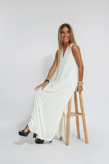 Ensemble Femme Ayania – Elegant Cotton Dress and Cardigan with Flattering Cut & Sheath Effect