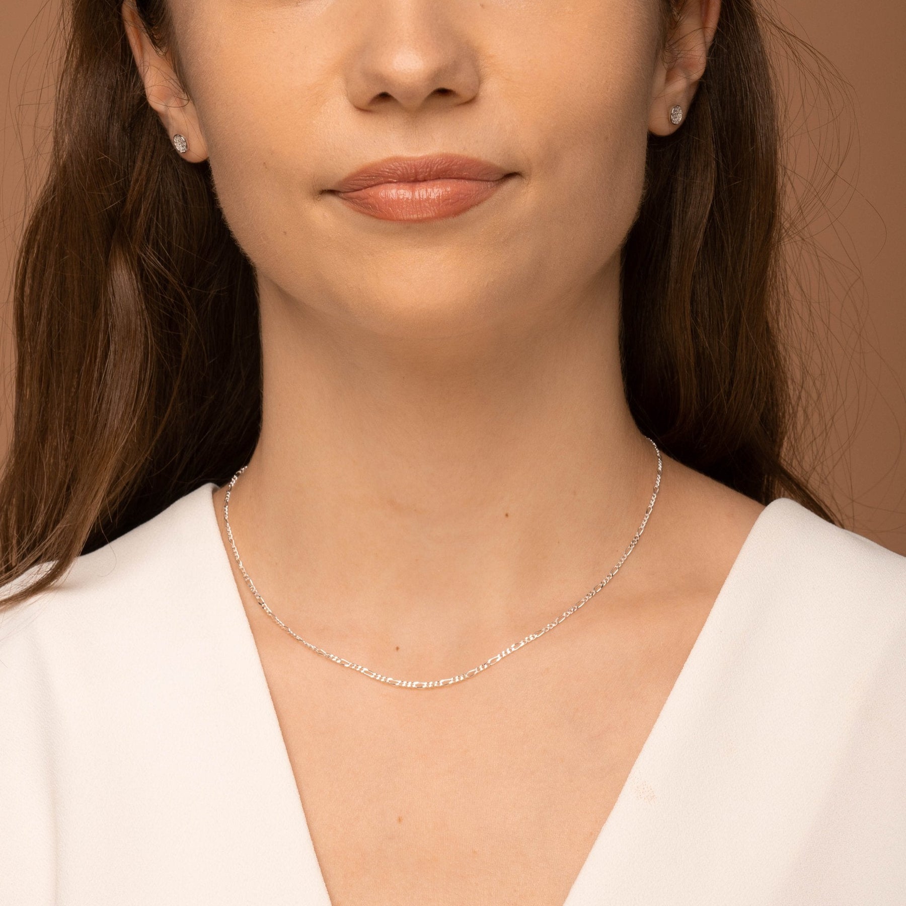 Slim Figaro Chain Necklace