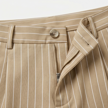 Solène High-Waisted Striped Wide-Leg Trousers for Effortless Polish