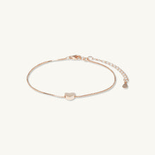 Solid Heart Chain Bracelet - Adult