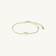 Solid Heart Chain Bracelet - Child