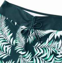 Solmara – High Waisted Tropical Print Swim Set with Boyshort Bottom