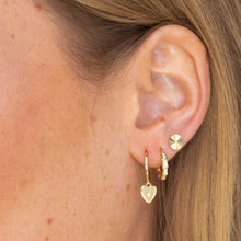 Spark Sapphire Hoop Earrings