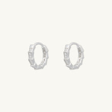 Spark Sapphire Hoop Earrings