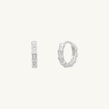 Spark Sapphire Hoop Earrings