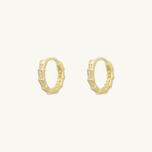 Spark Sapphire Hoop Earrings