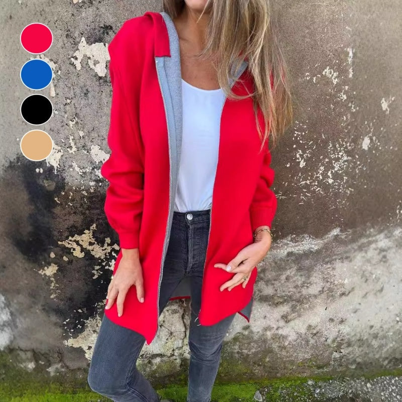 Juliana Spring Dress for Women – Lightweight Minimalist Coat with Zipper & Comfortable Fit for Everyday