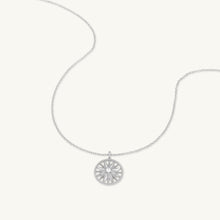 Starburst Circle Chain Necklace
