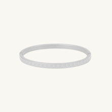 Starburst Geometric Hinged Bangle Bracelet